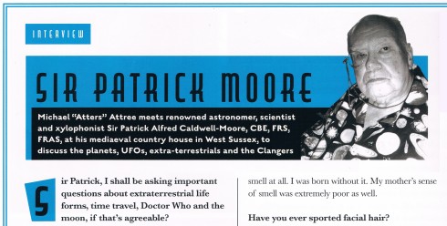 Atters Attree patrick Moore Chap magazine last ever interview